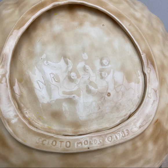 Vintage 1983 Scioto Mold Chip & Dip Platter - Picture 6 of 7